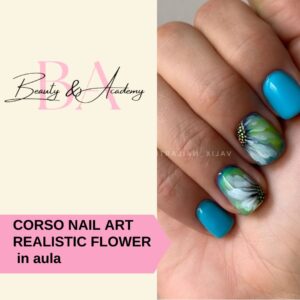 Corso Nail Art Realistic Flower in aula