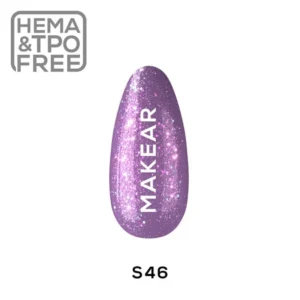 S46 Gel Glitter Color UV&LED Makear 8ml