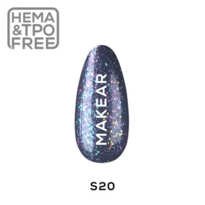 S20 Gel Glitter Color UV&LED Makear 8ml