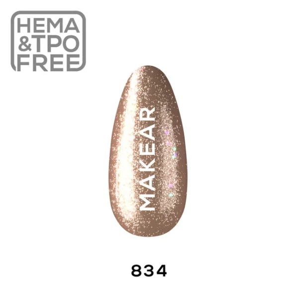 834 Glitter Gel Color UV&LED Makear 8ml