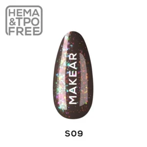 S08 Gel Glitter Color UV&LED Makear 8ml